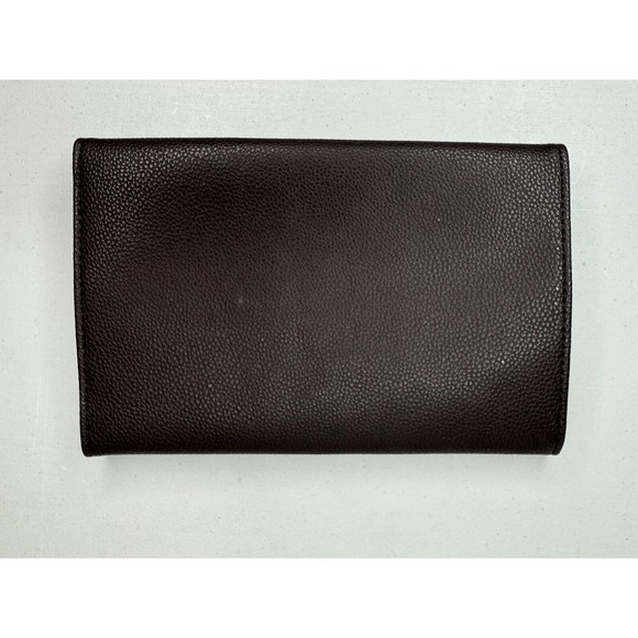 ZOREYA Z'OREYA Makeup Brush Bag Carrier for Cosmetics Brown with Snaps Pocket - Picture 5 of 9